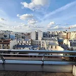 Tres Bel Avec Vue Sur La Tour Eiffel, Grande Terrasse, Coucher De Soleil Parisien Апартаменты